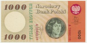 1.000 złotych 1965 - A -