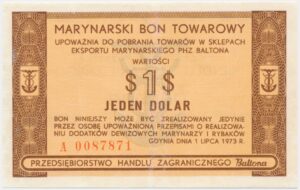 Baltona, 1 dolar 1973 - A - RZADKI