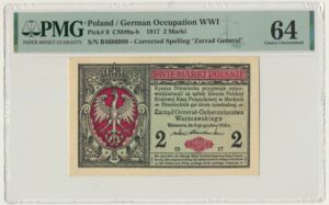 2 marki 1916 - Generał - B - PMG 64