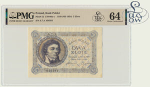 2 złote 1919 - S.7.A. - PMG 64 - Kolekcja Lucow